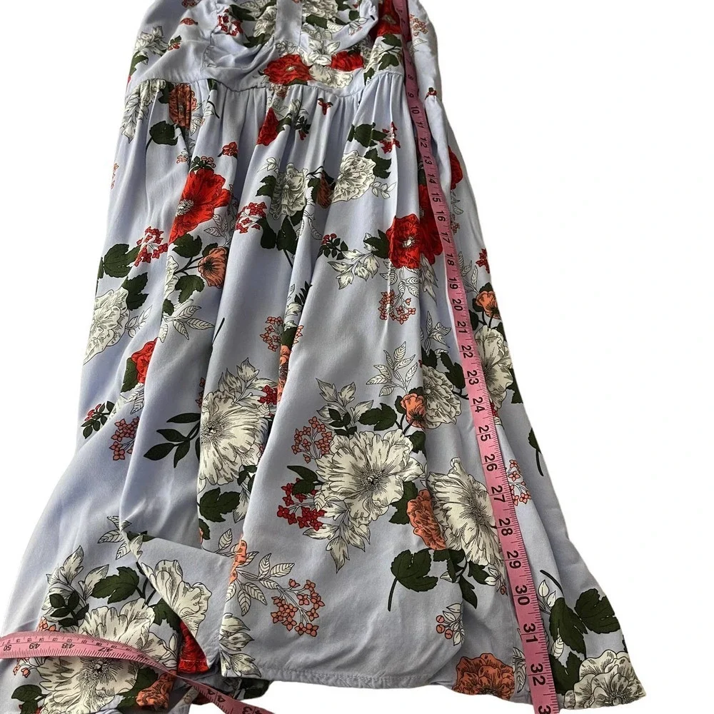 Torrid Floral Mini Challis Skater Dress Size 1X - Picture 9 of 12